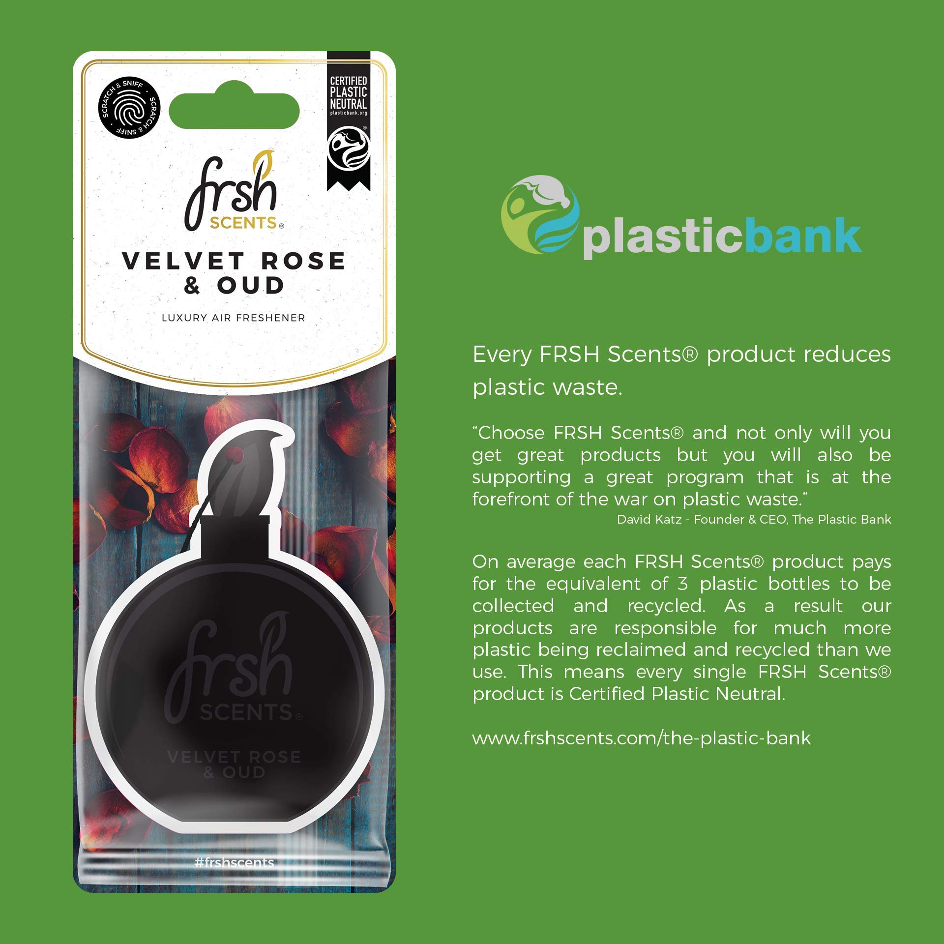 FRSH Scents FR9545 Air Freshener Velvet Rose and Oud : Amazon.co